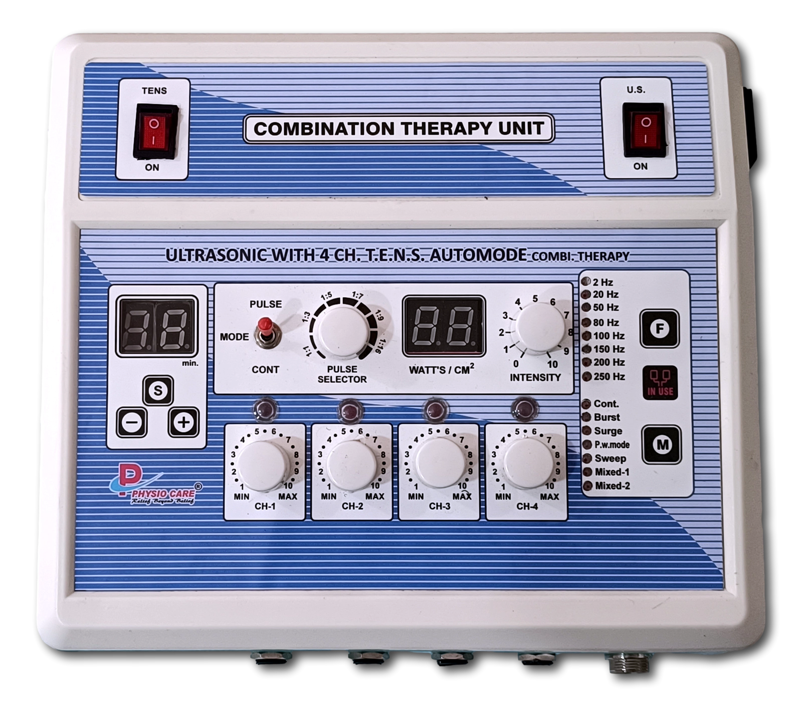Combination Therapy with US & 4 Channel TENS